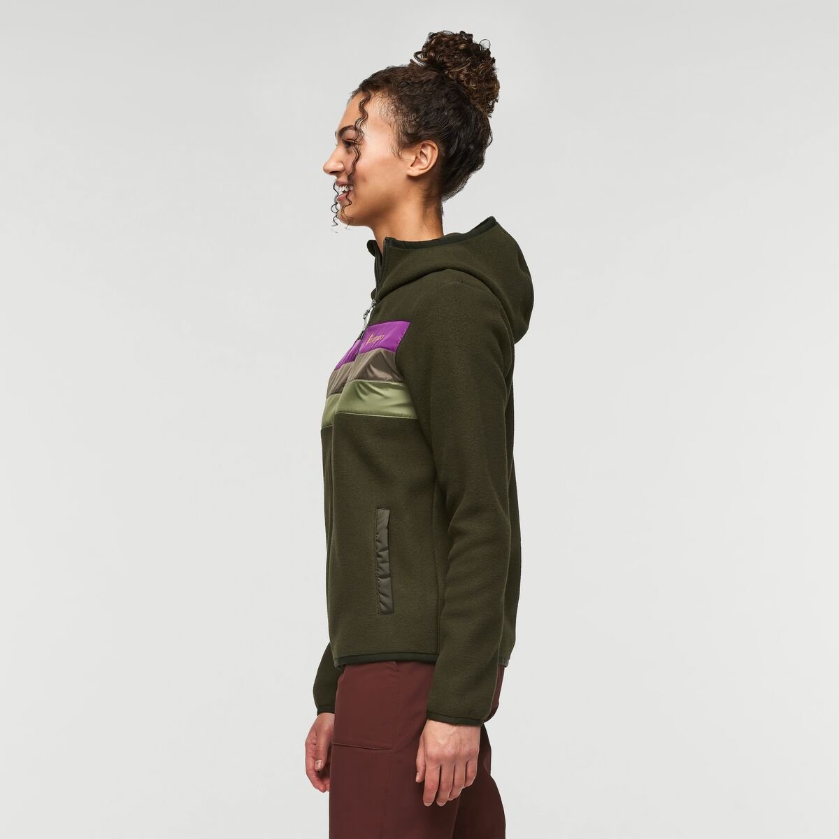 Teca Fleece Hooded Full-Zip Jacket Woman
