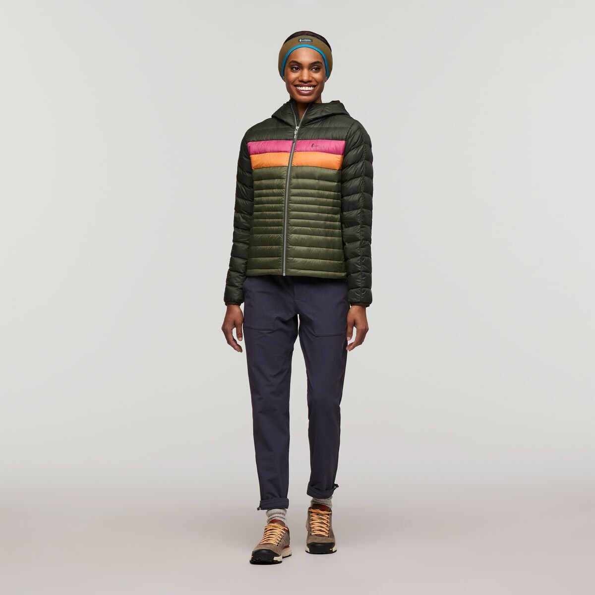 Fuego Down Hooded Jacket Woman