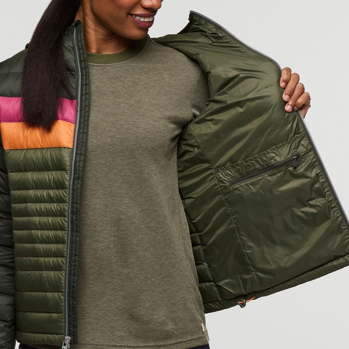 Fuego Down Hooded Jacket Woman