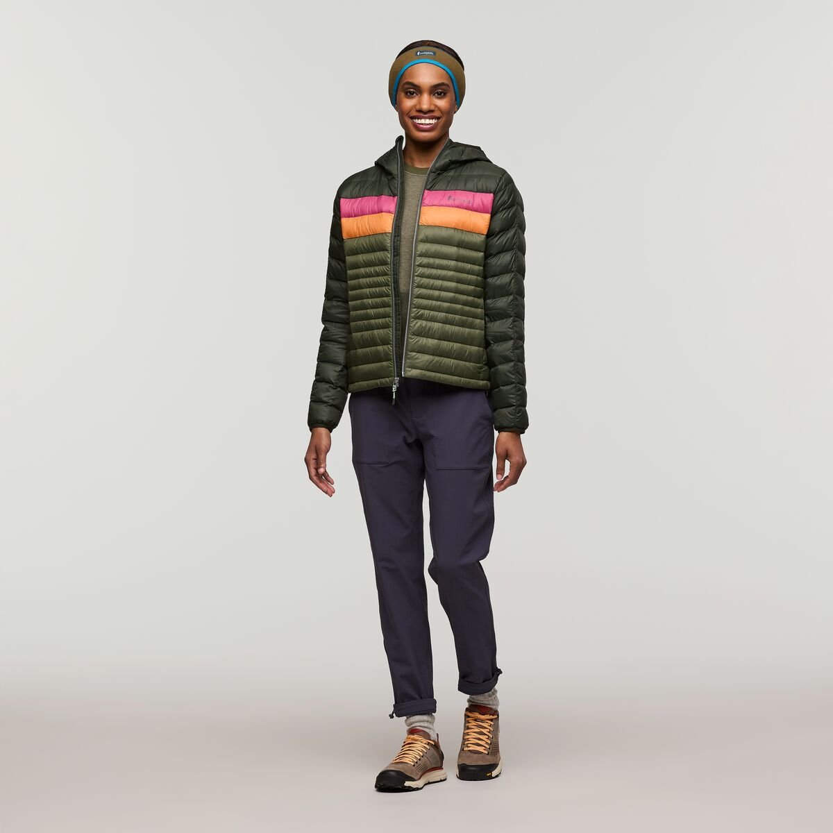 Fuego Down Hooded Jacket Woman