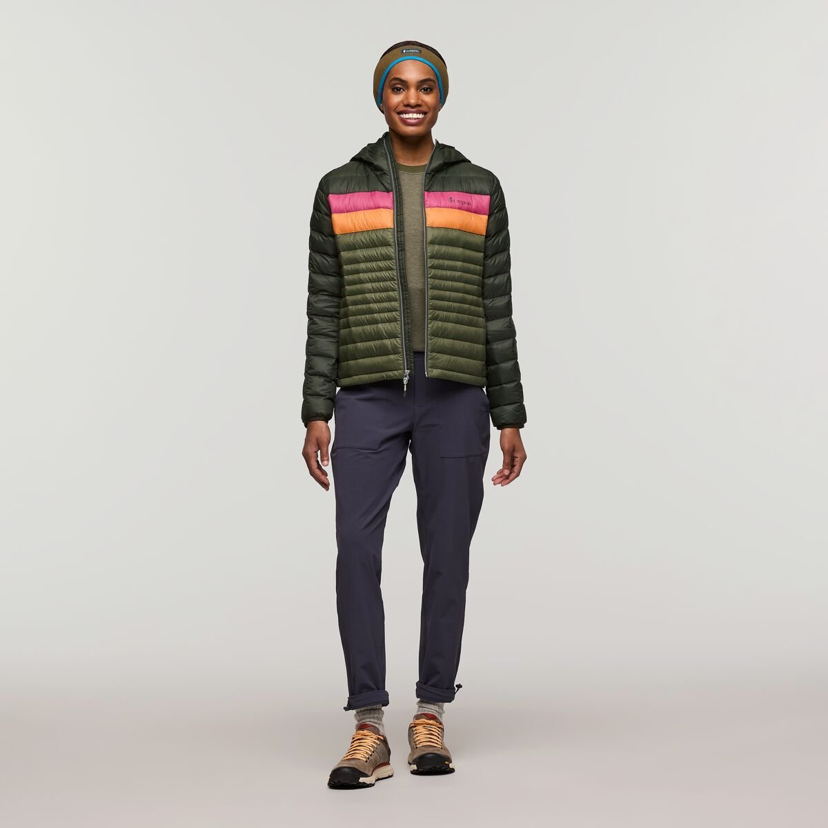 Fuego Down Hooded Jacket Woman