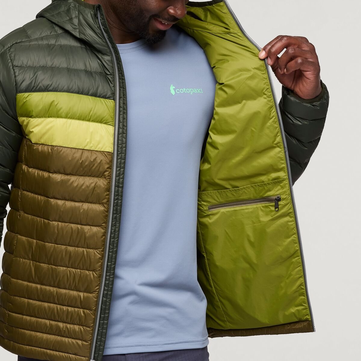 Fuego Down Hooded Jacket Man