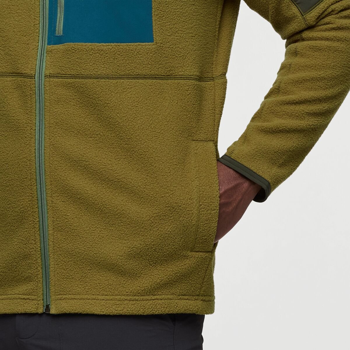 Abrazo Fleece Hooded Full-Zip Jacket Man