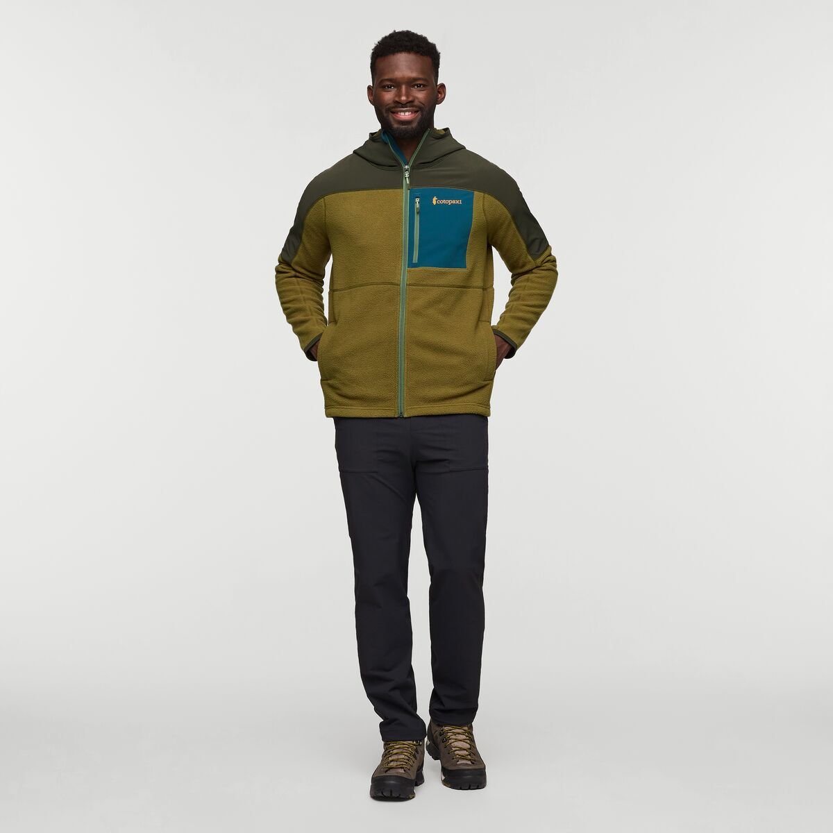 Abrazo Fleece Hooded Full-Zip Jacket Man