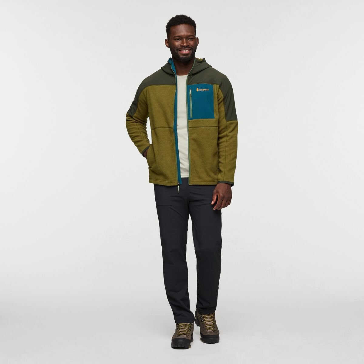 Abrazo Fleece Hooded Full-Zip Jacket Man