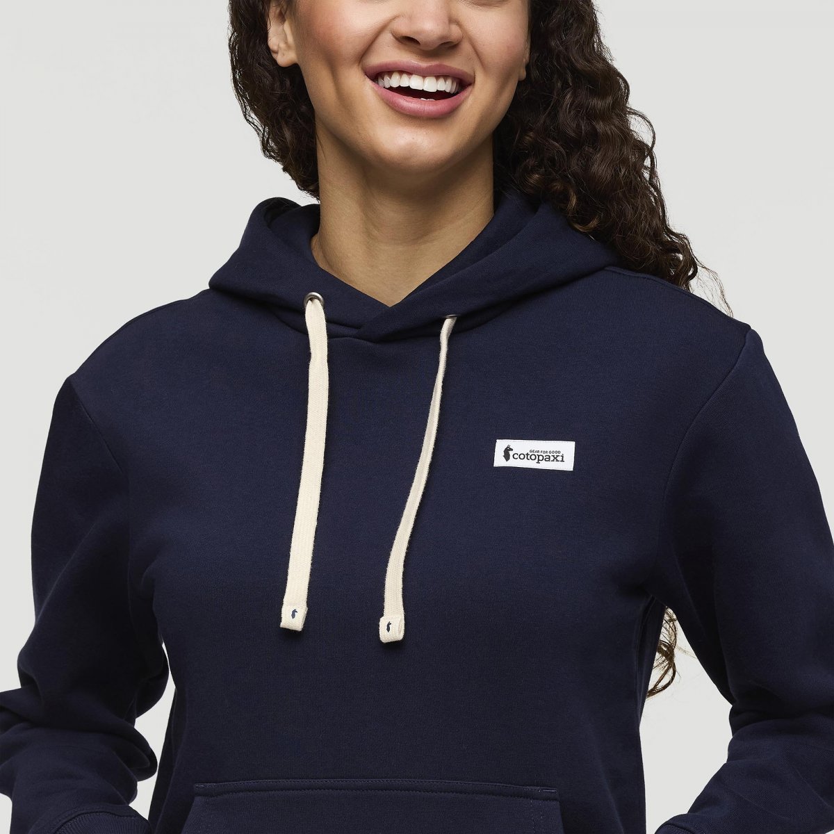 Llama Patch Pullover Hoodie Woman