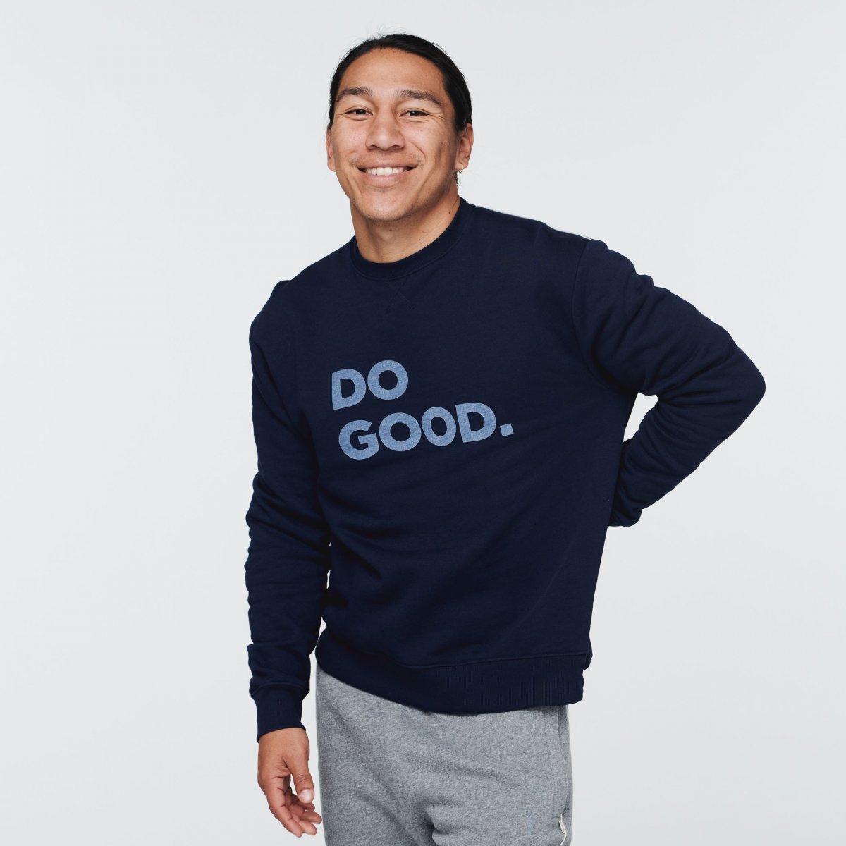 Do Good Organic Crew Sweatshirt Man