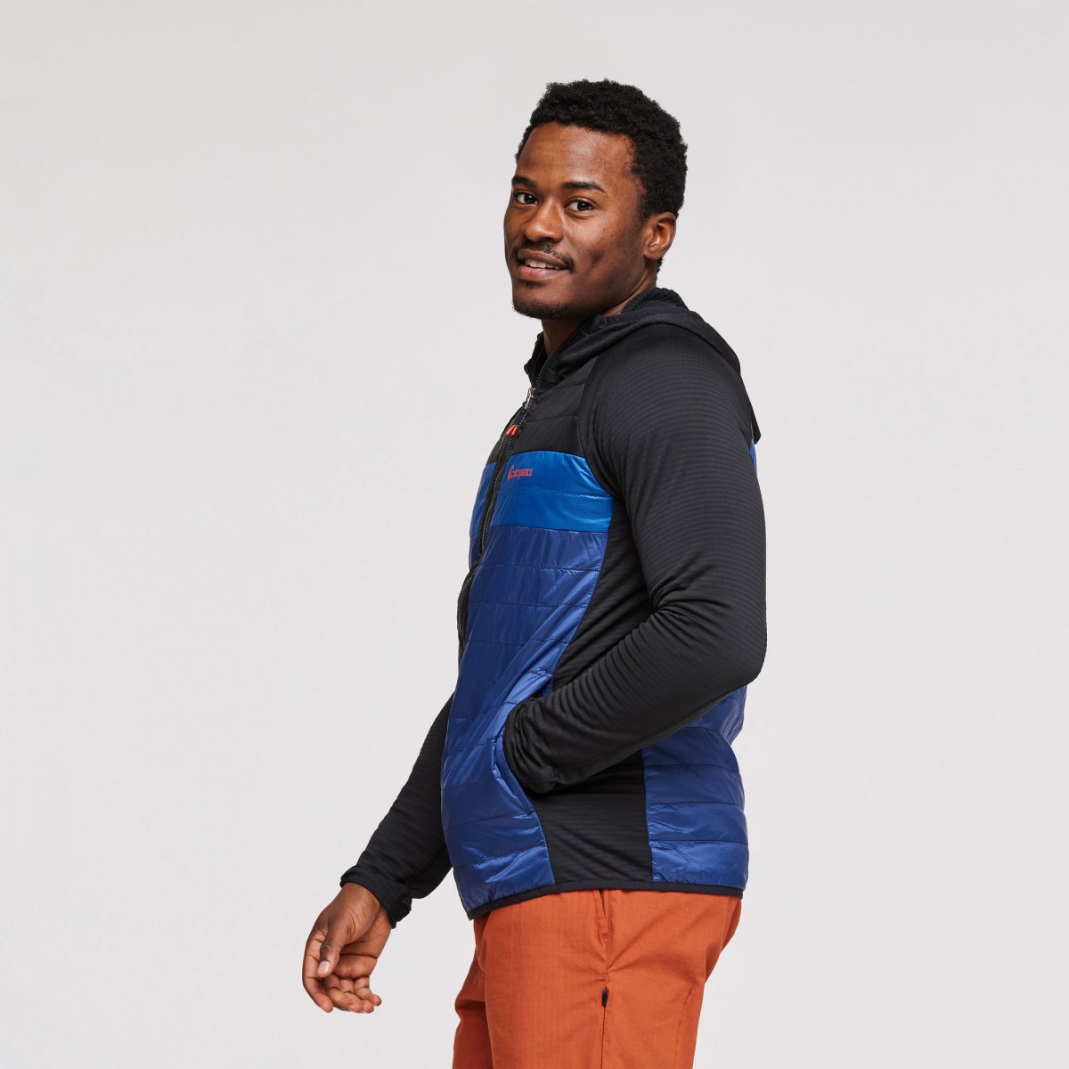 Capa Hybrid Insulated Hooded Jacket Man