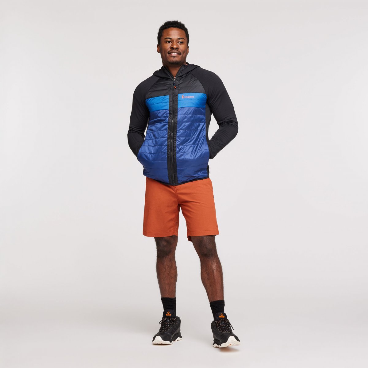 Capa Hybrid Insulated Hooded Jacket Man