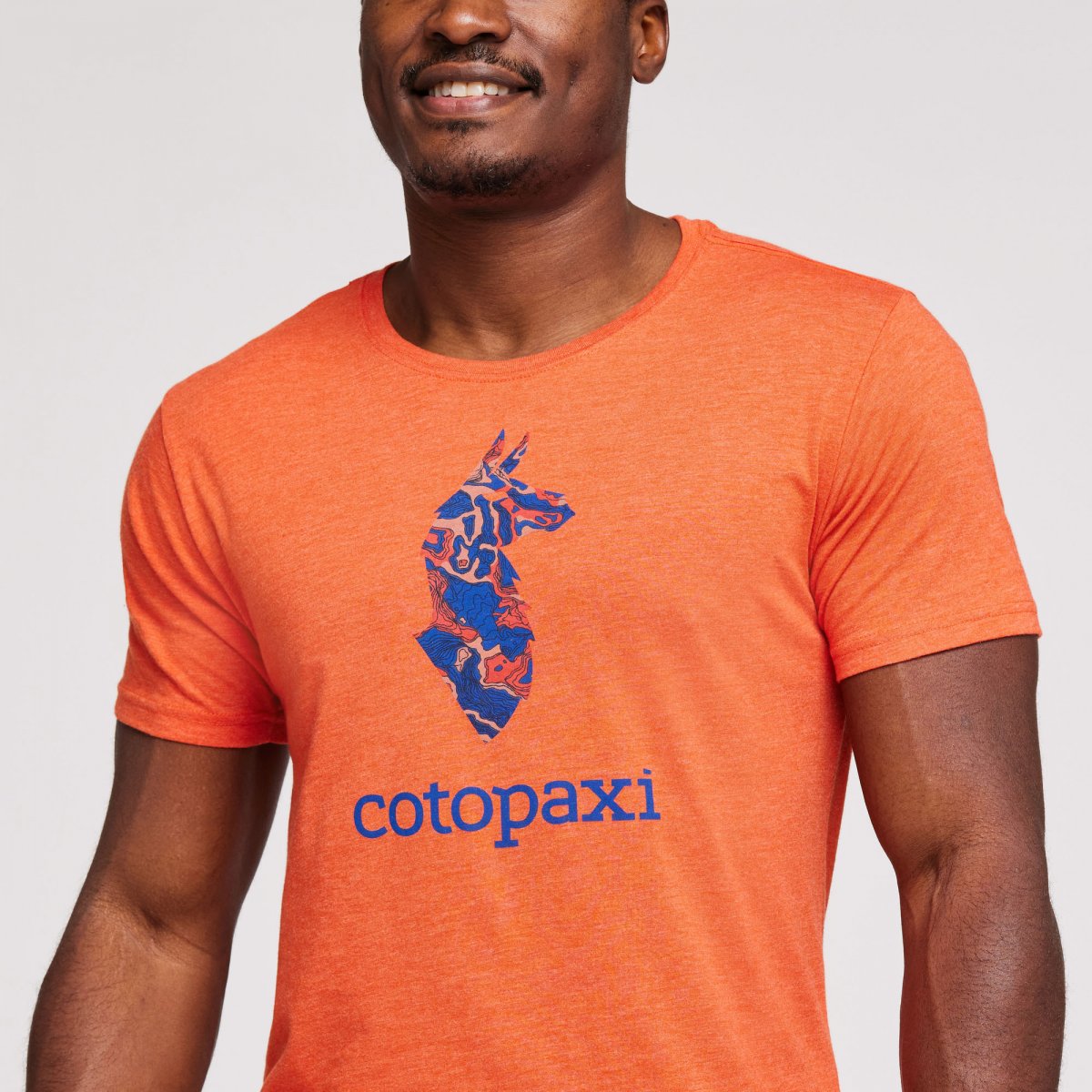 Altitude Llama Organic T-Shirt Man