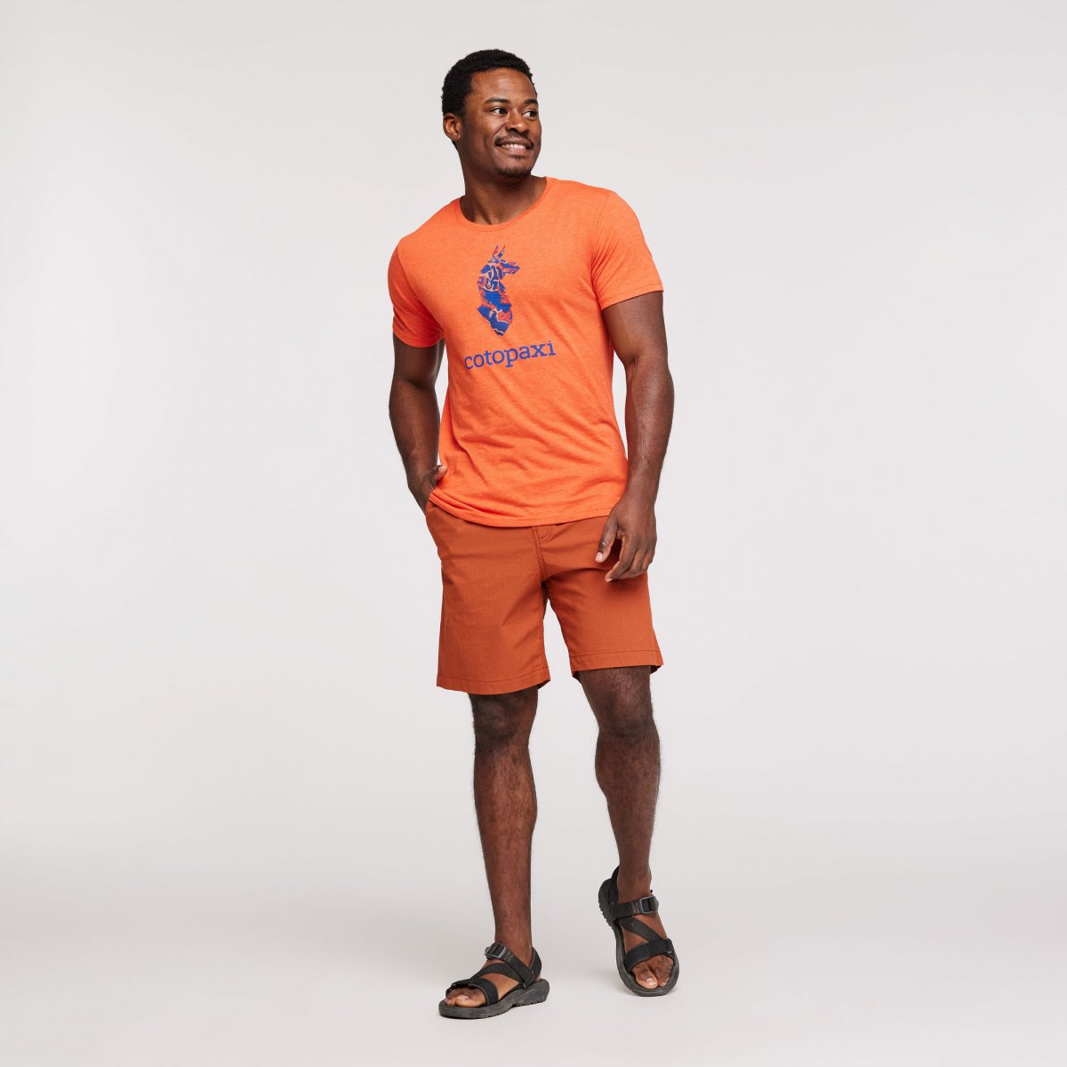 Altitude Llama Organic T-Shirt Man