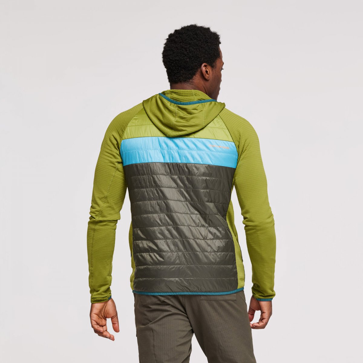 Capa Hybrid Insulated Hooded Jacket Man