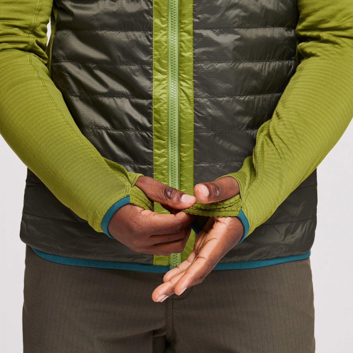 Capa Hybrid Insulated Hooded Jacket Man