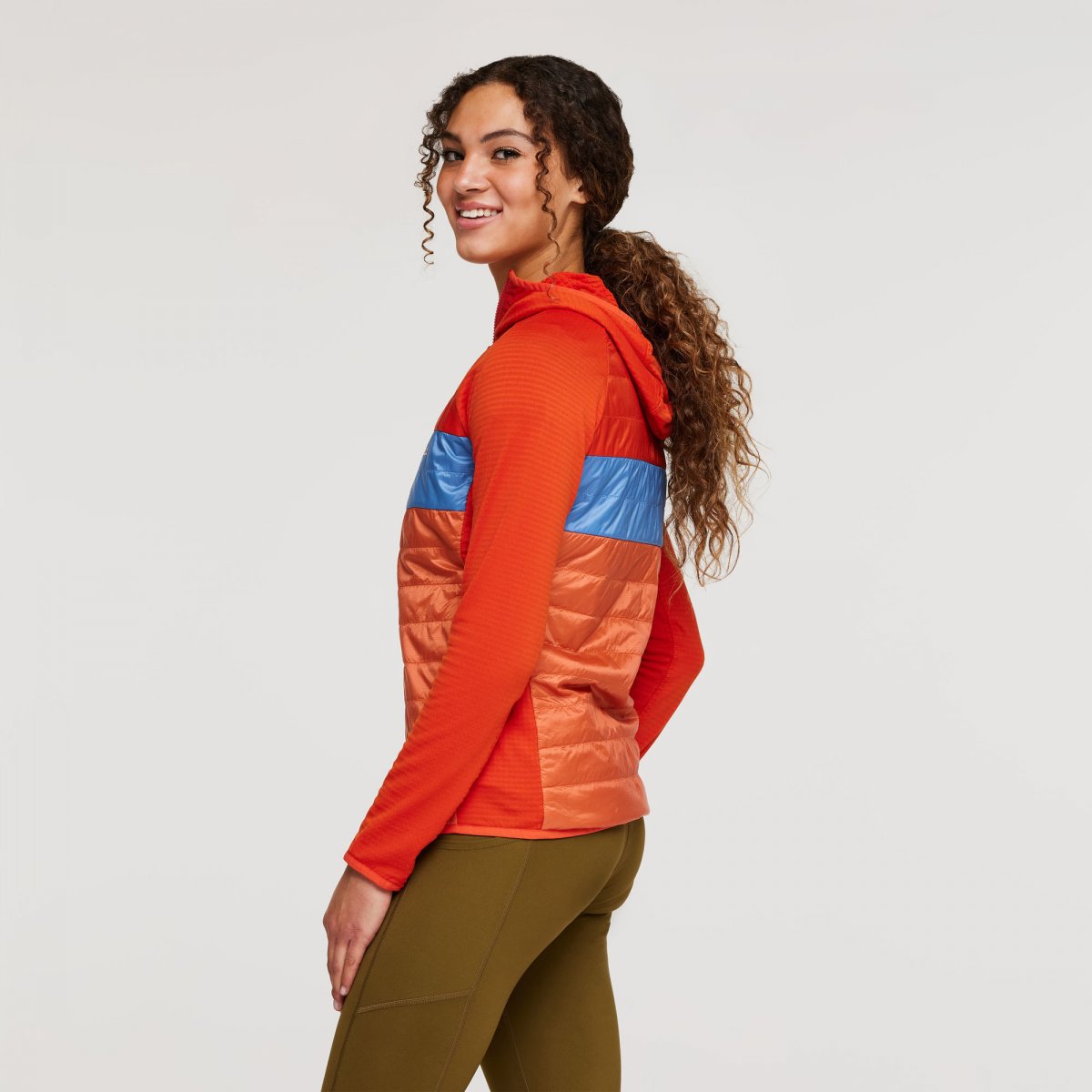 Capa Hybrid Insulated Hooded Jacket Woman