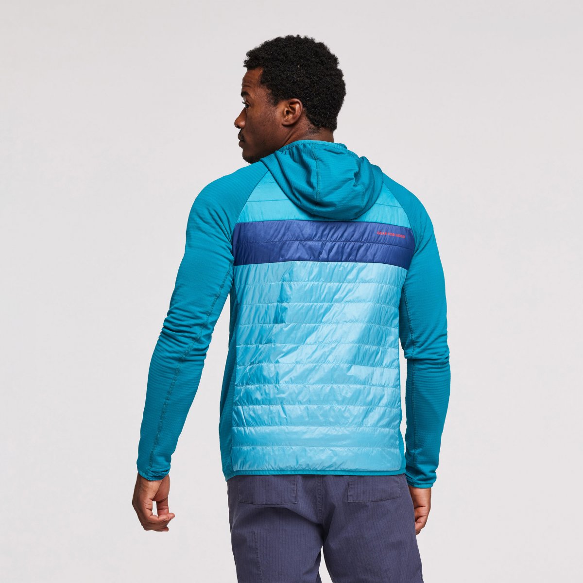 Capa Hybrid Insulated Hooded Jacket Man