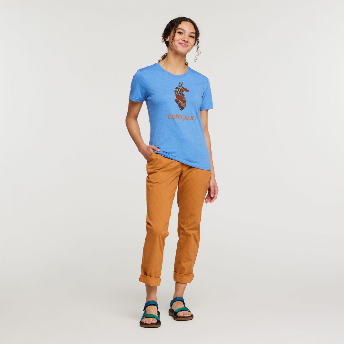 Altitude Llama Organic T-Shirt Woman