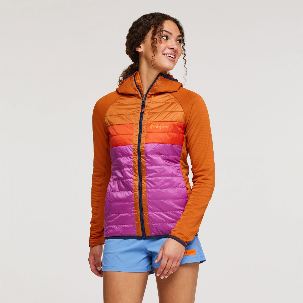 Capa Hybrid Insulated Hooded Jacket Woman
