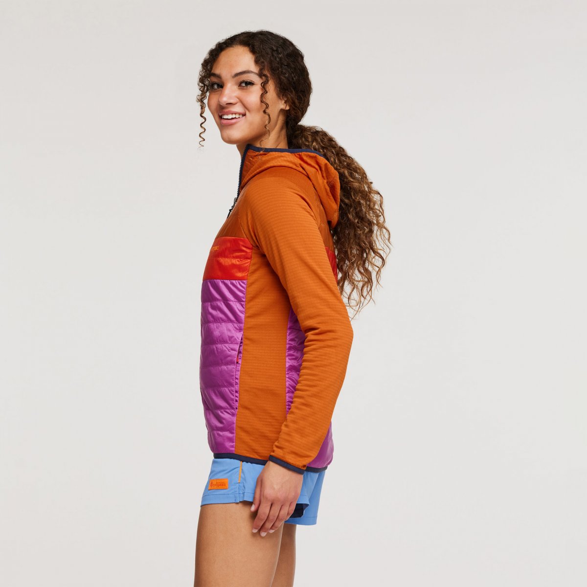Capa Hybrid Insulated Hooded Jacket Woman