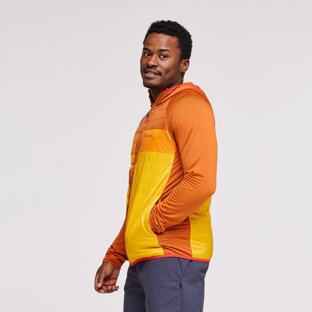 Capa Hybrid Insulated Hooded Jacket Man