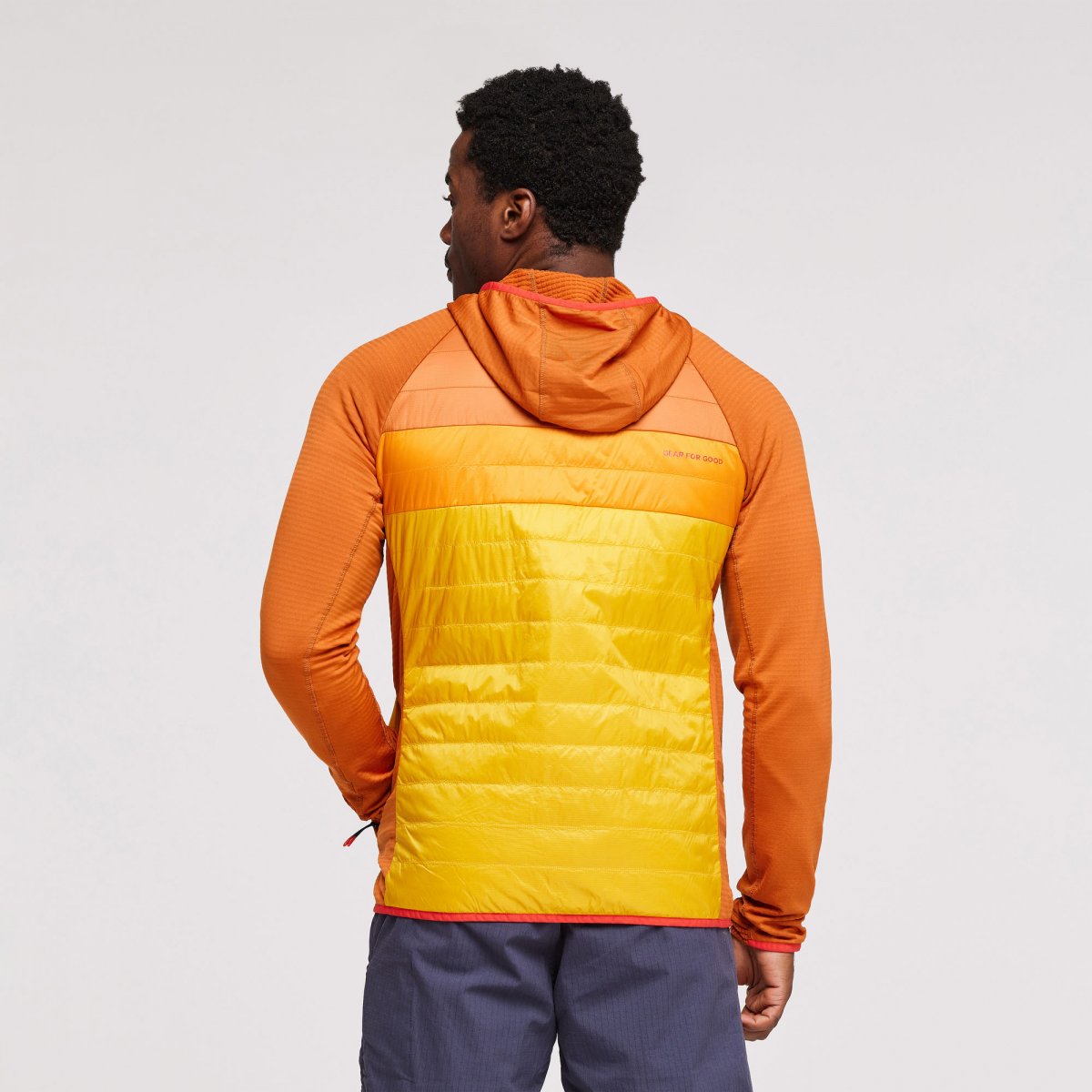 Capa Hybrid Insulated Hooded Jacket Man