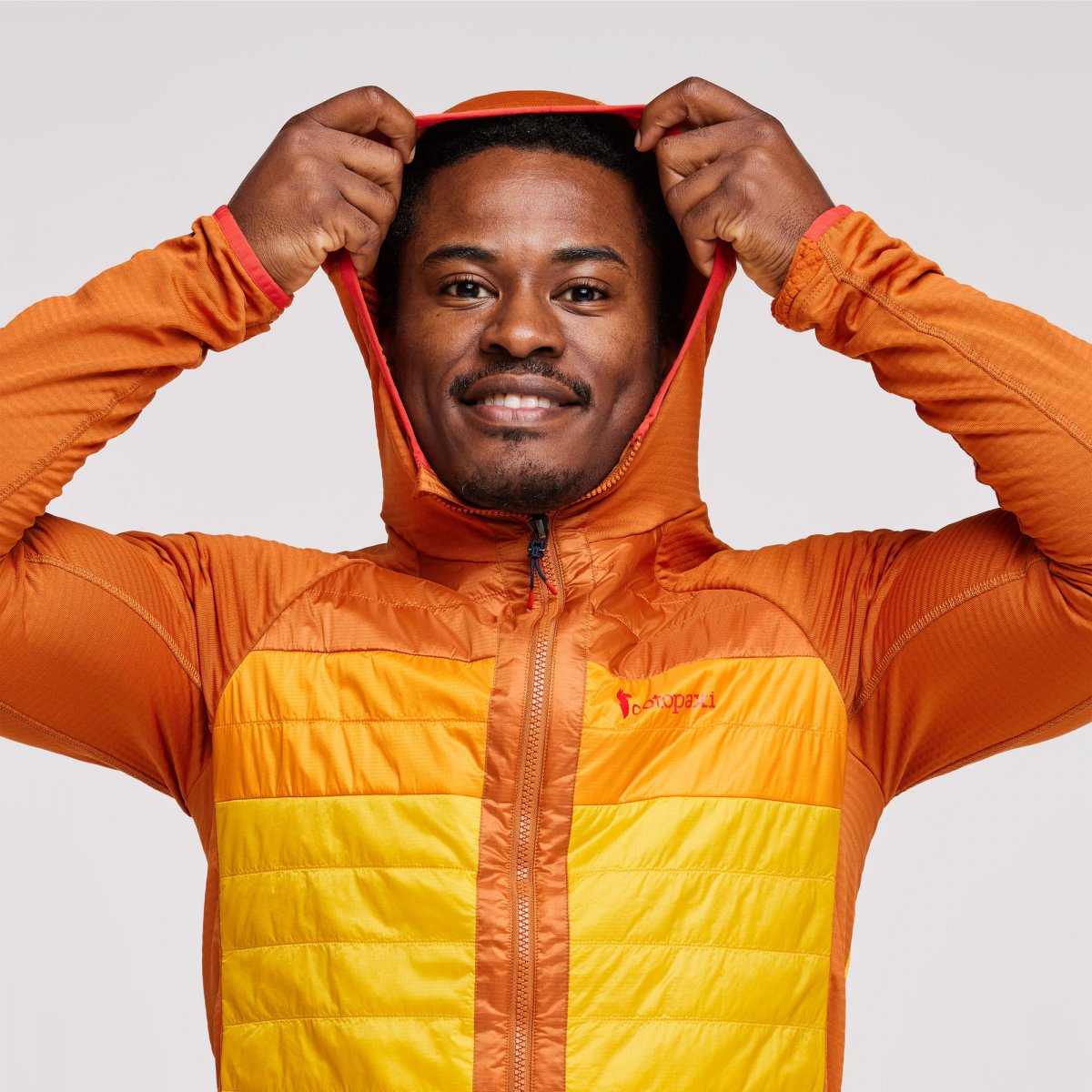 Capa Hybrid Insulated Hooded Jacket Man