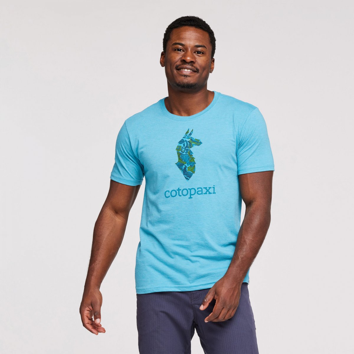 Altitude Llama Organic T-Shirt Man