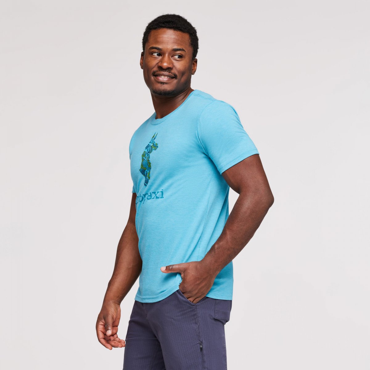 Altitude Llama Organic T-Shirt Man