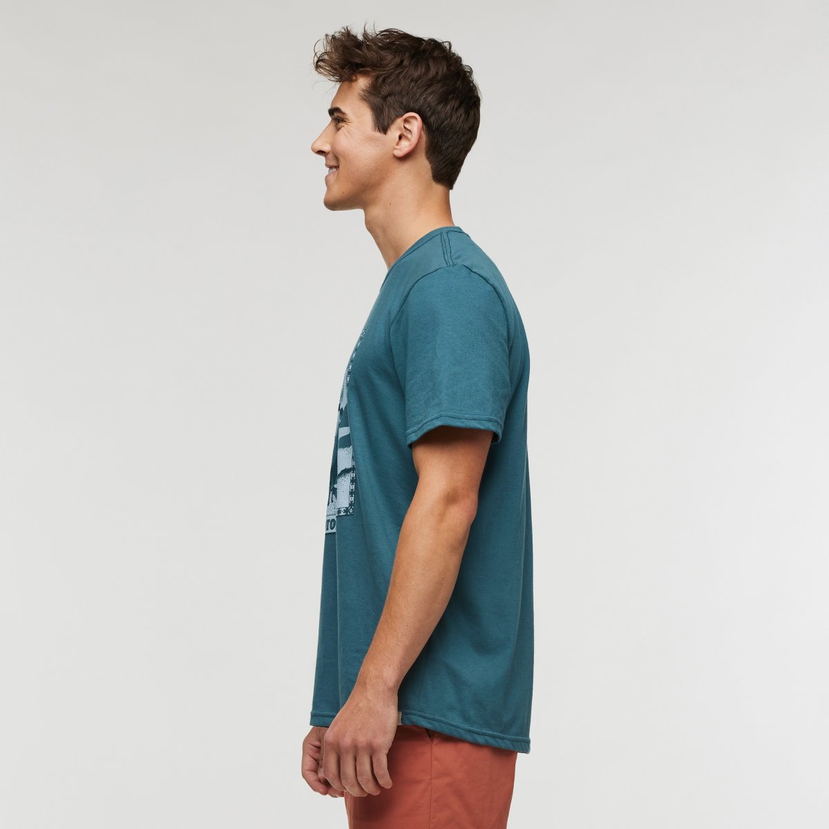 Llama Greetings Organic T-Shirt Man
