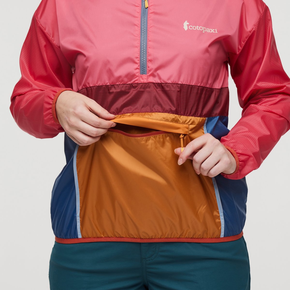 Teca Half-Zip Windbreaker Woman