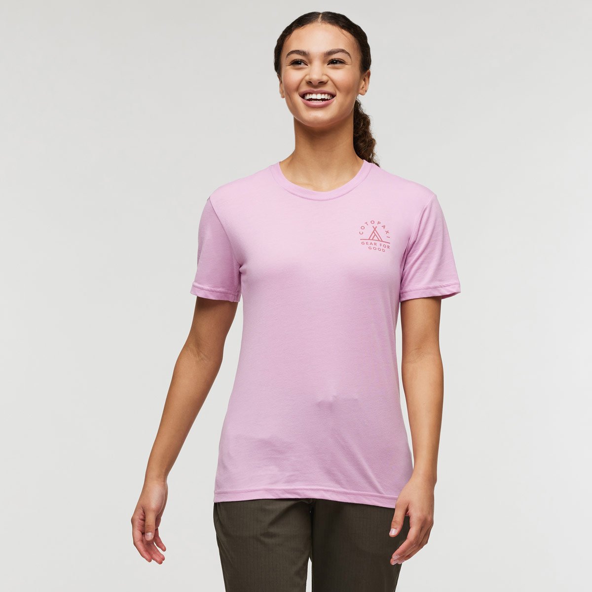 Llama Map Organic T-Shirt Woman
