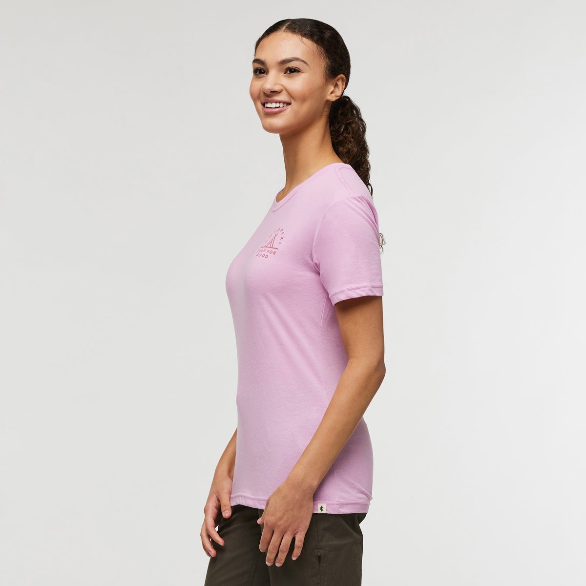 Llama Map Organic T-Shirt Woman