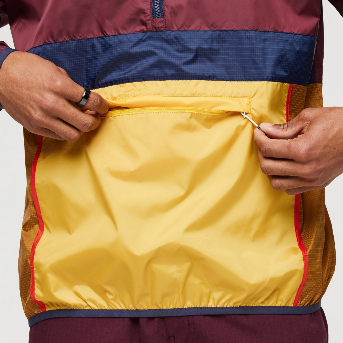 Teca Half-Zip Windbreaker Man