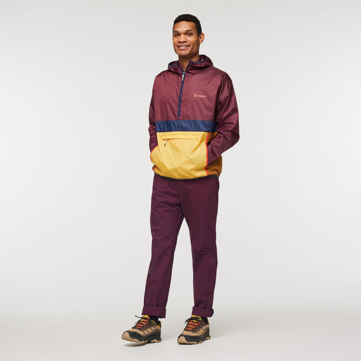 Teca Half-Zip Windbreaker Man
