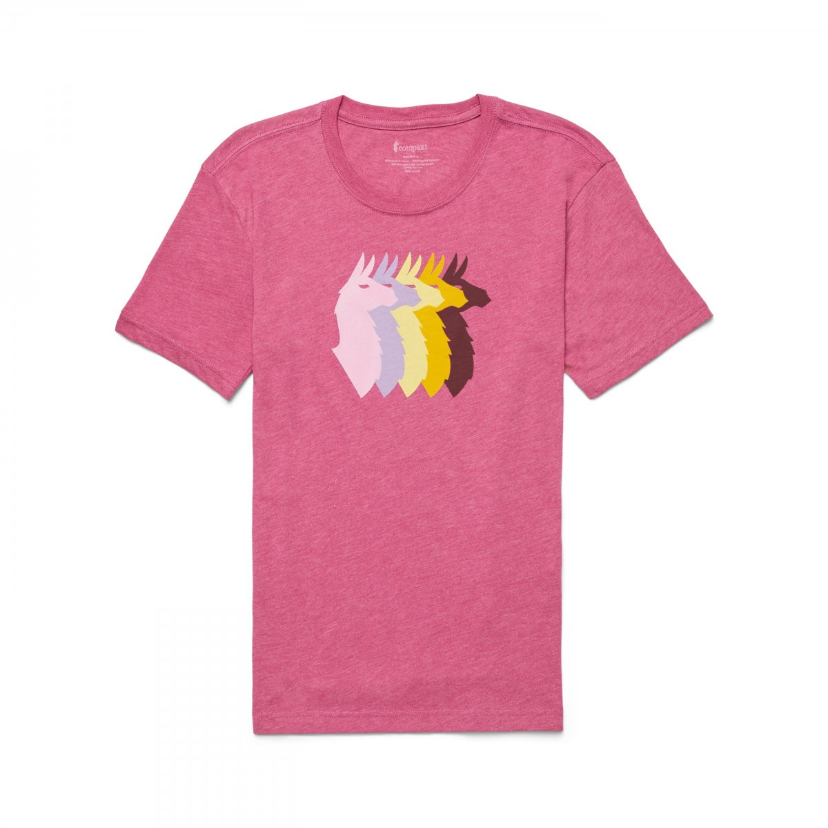 Llama Sequence Organic T-Shirt Woman