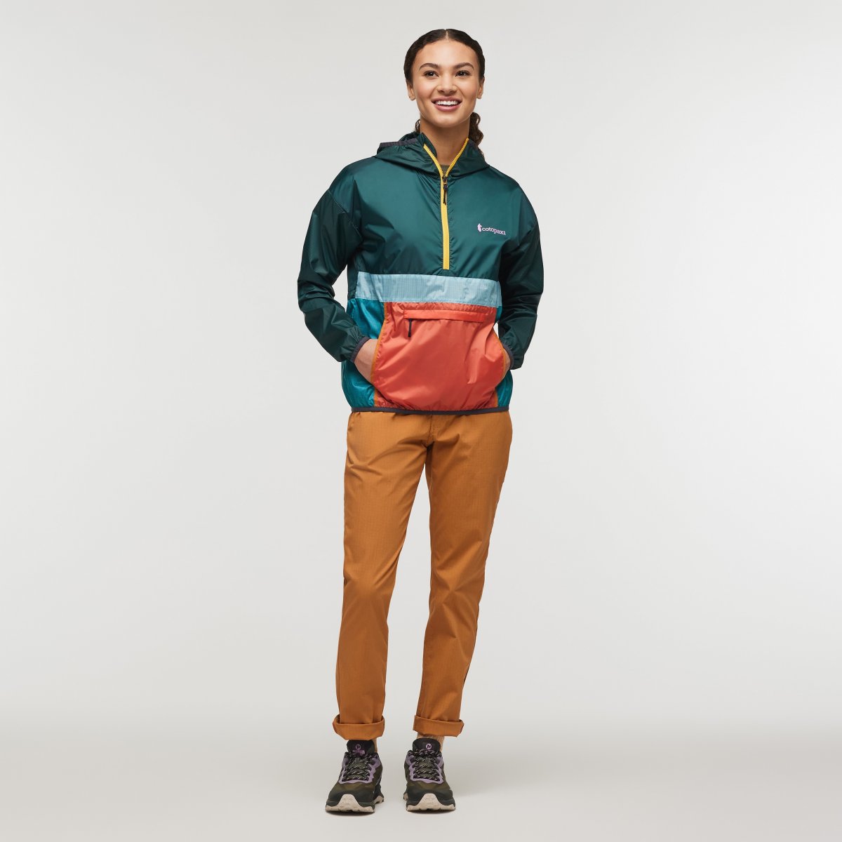 Teca Half-Zip Windbreaker Woman