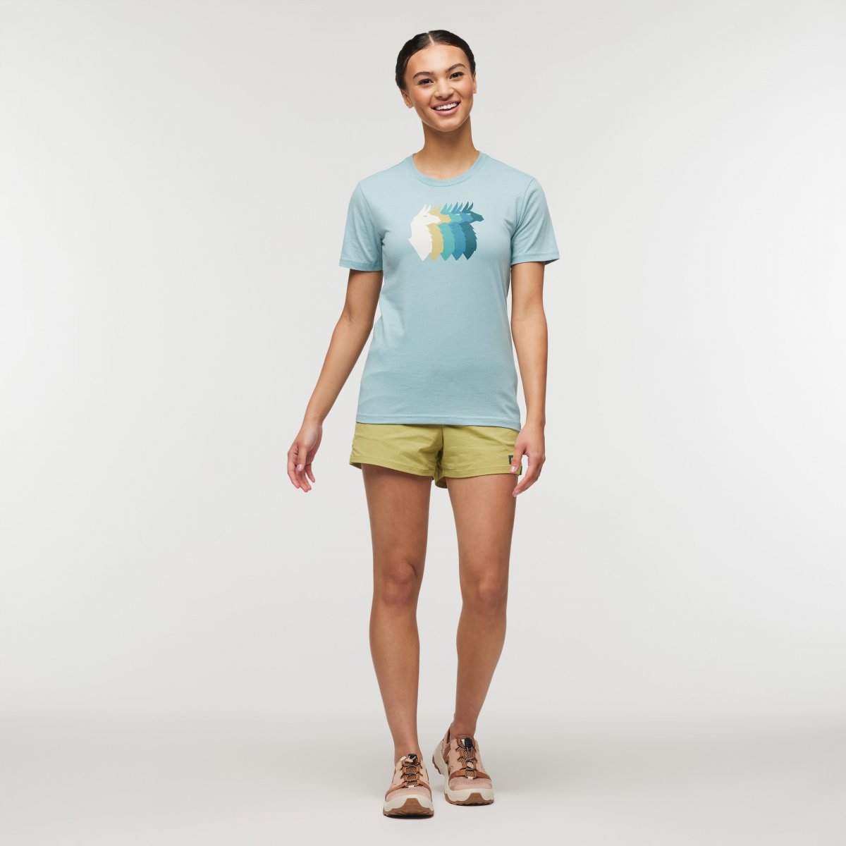 Llama Sequence Organic T-Shirt Woman