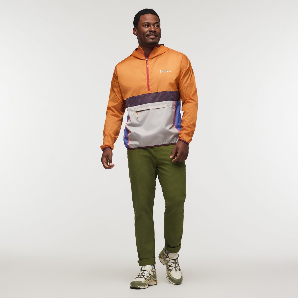 Teca Half-Zip Windbreaker Man