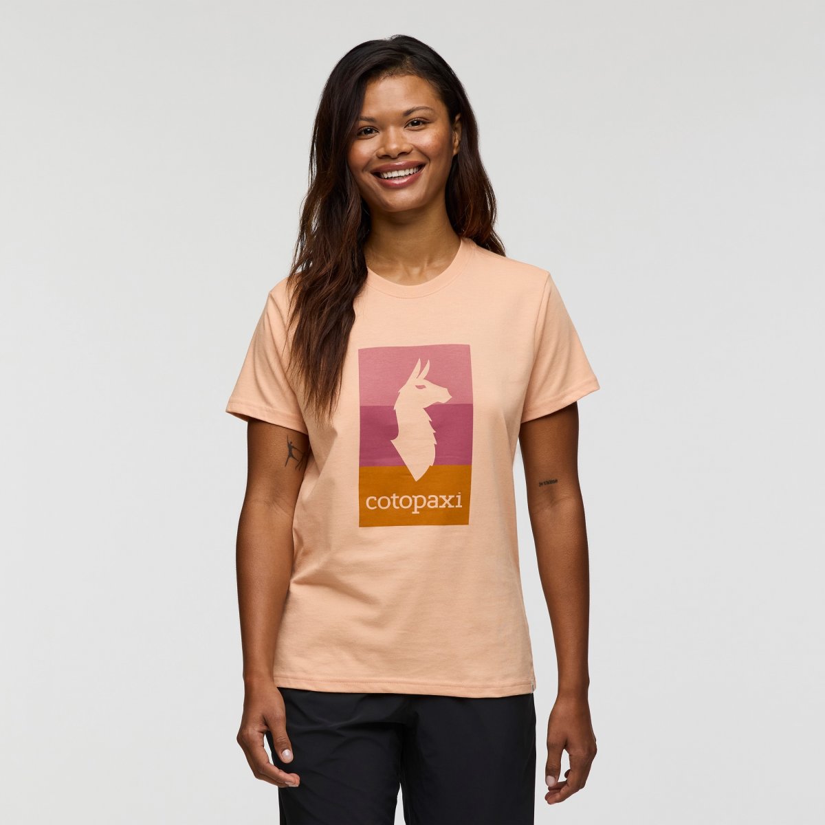 Llama Block T-Shirt Woman