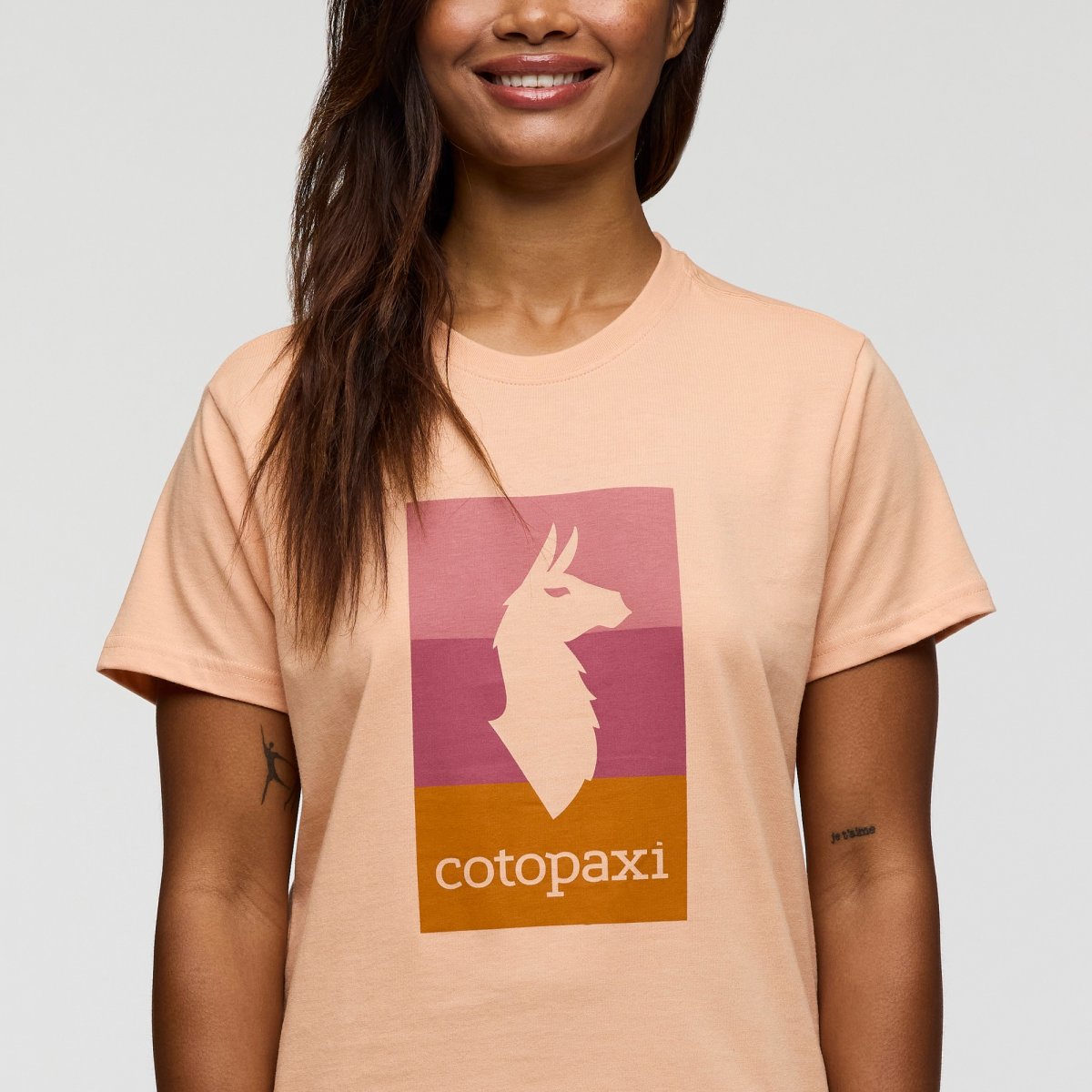 Llama Block T-Shirt Woman