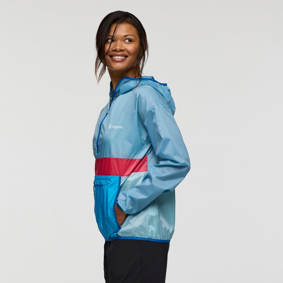 Teca Half-Zip Windbreaker Woman
