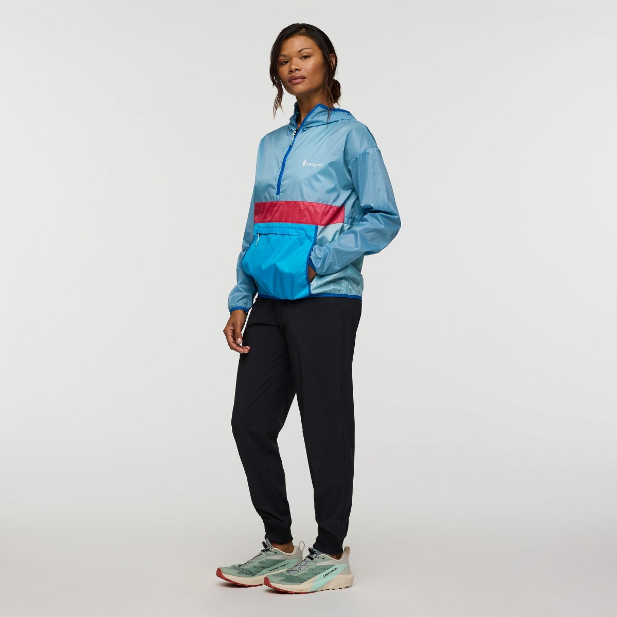 Teca Half-Zip Windbreaker Woman