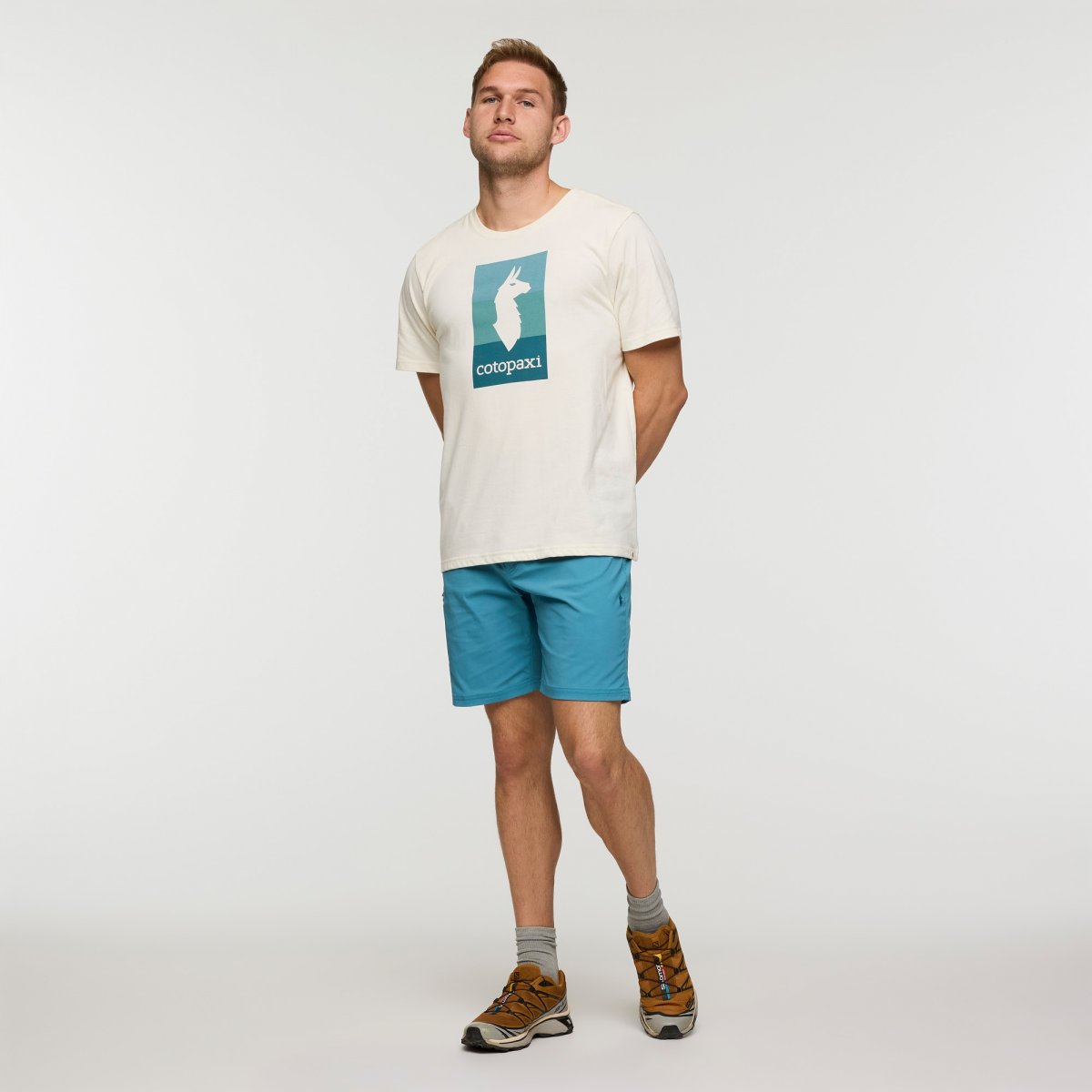Llama Block T-Shirt Man