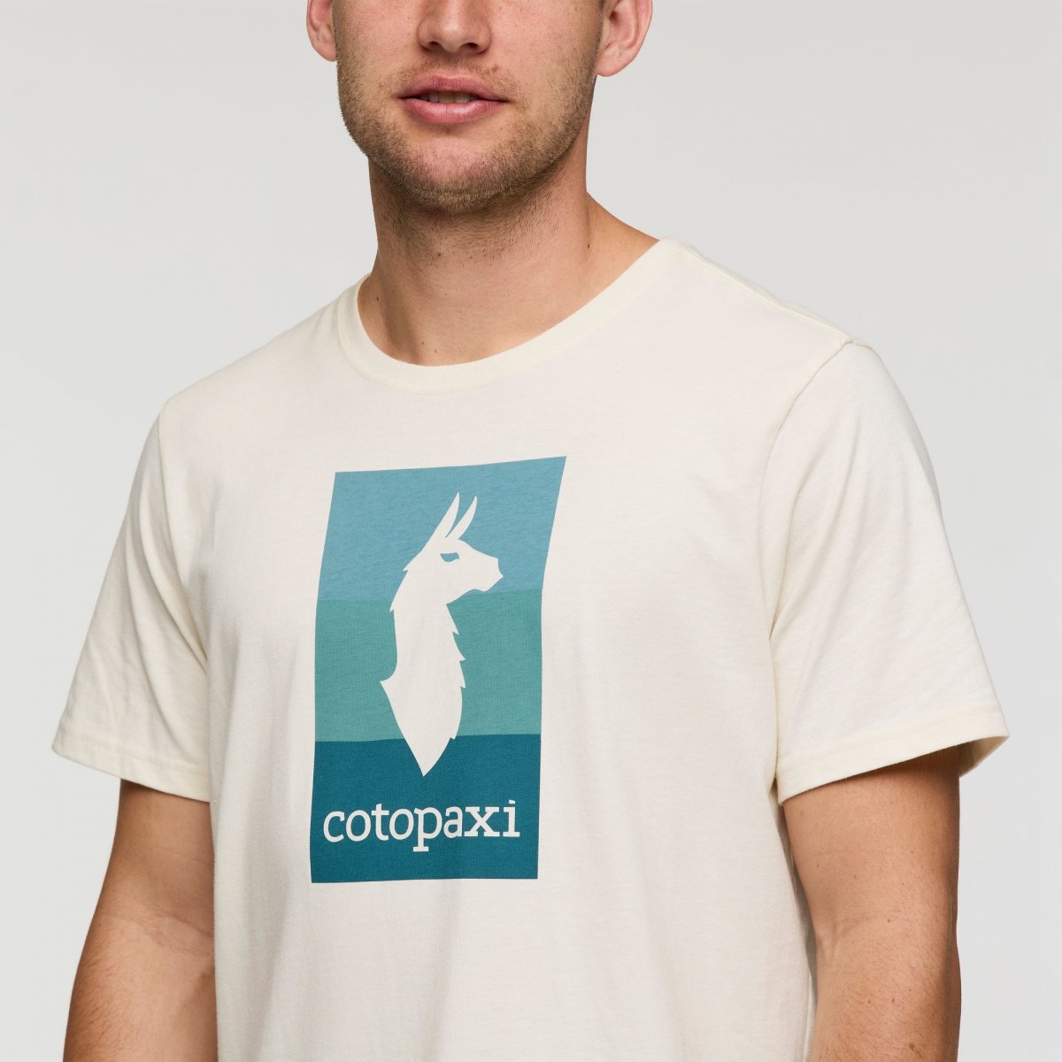 Llama Block T-Shirt Man