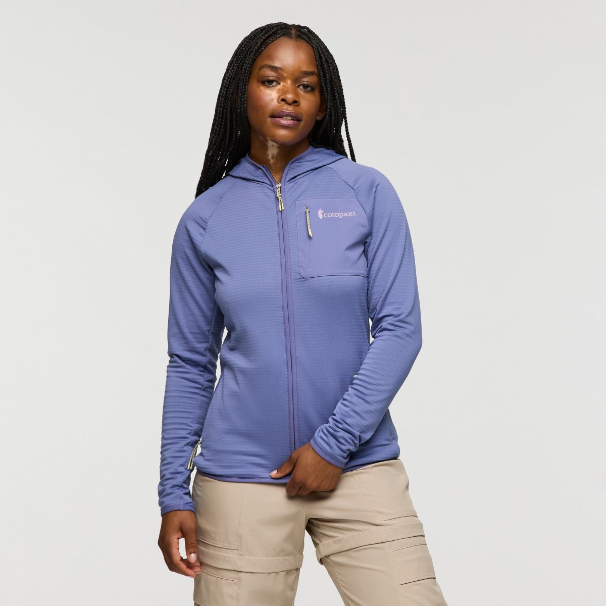 Otero Fleece Full-Zip Hooded Jacket Woman