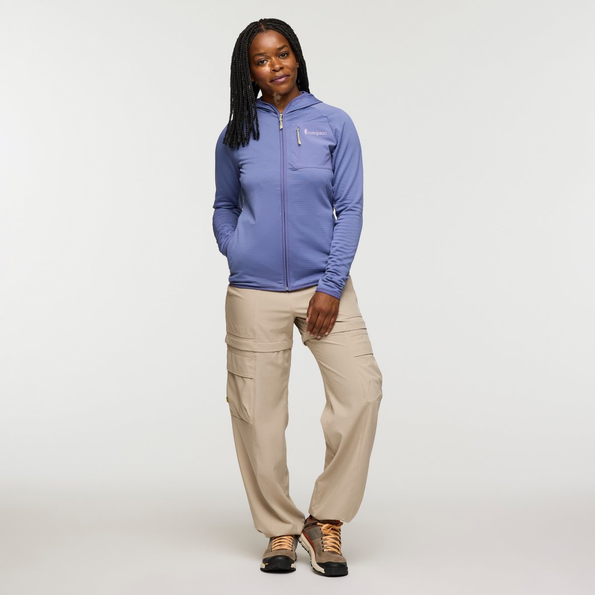 Otero Fleece Full-Zip Hooded Jacket Woman