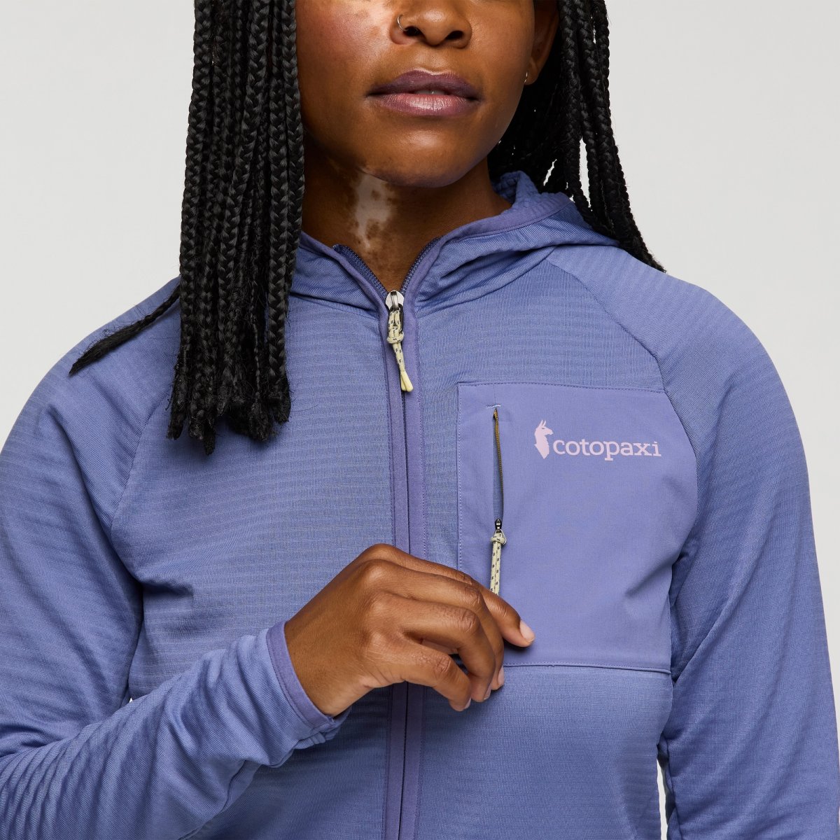 Otero Fleece Full-Zip Hooded Jacket Woman