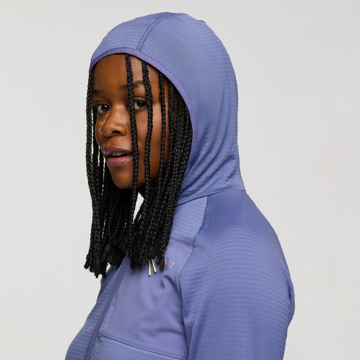 Otero Fleece Full-Zip Hooded Jacket Woman