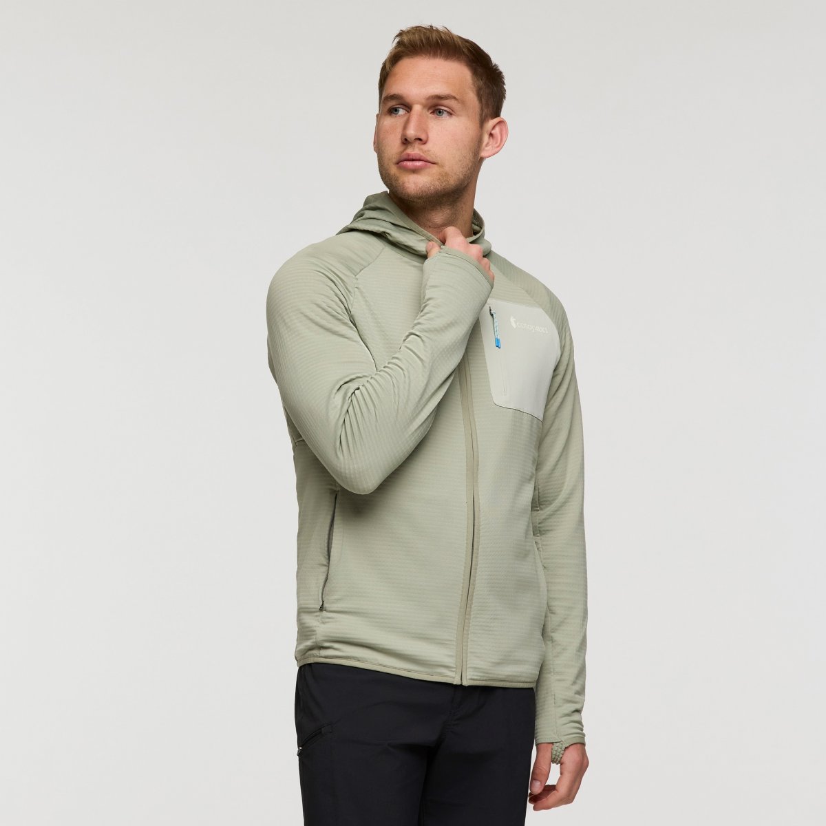 Otero Fleece Full-Zip Hooded Jacket Man