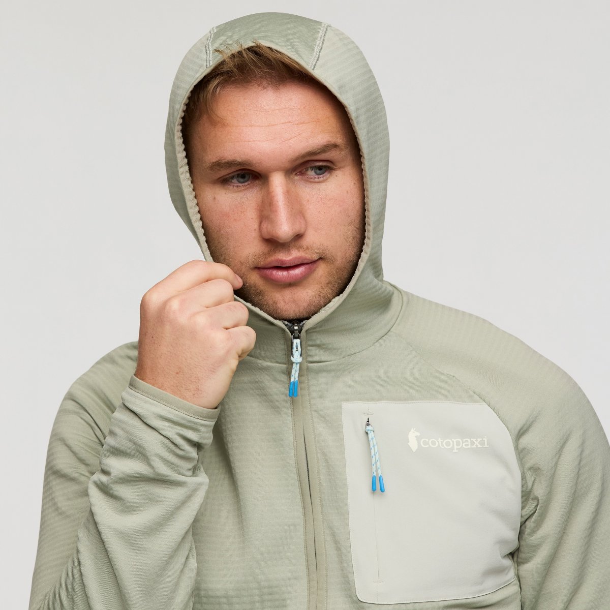 Otero Fleece Full-Zip Hooded Jacket Man
