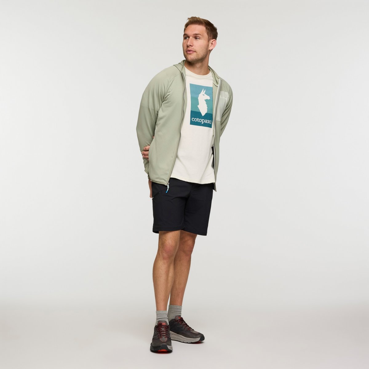 Otero Fleece Full-Zip Hooded Jacket Man